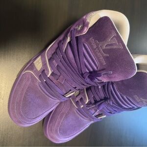 Louis Vuitton men Purple Sneakers